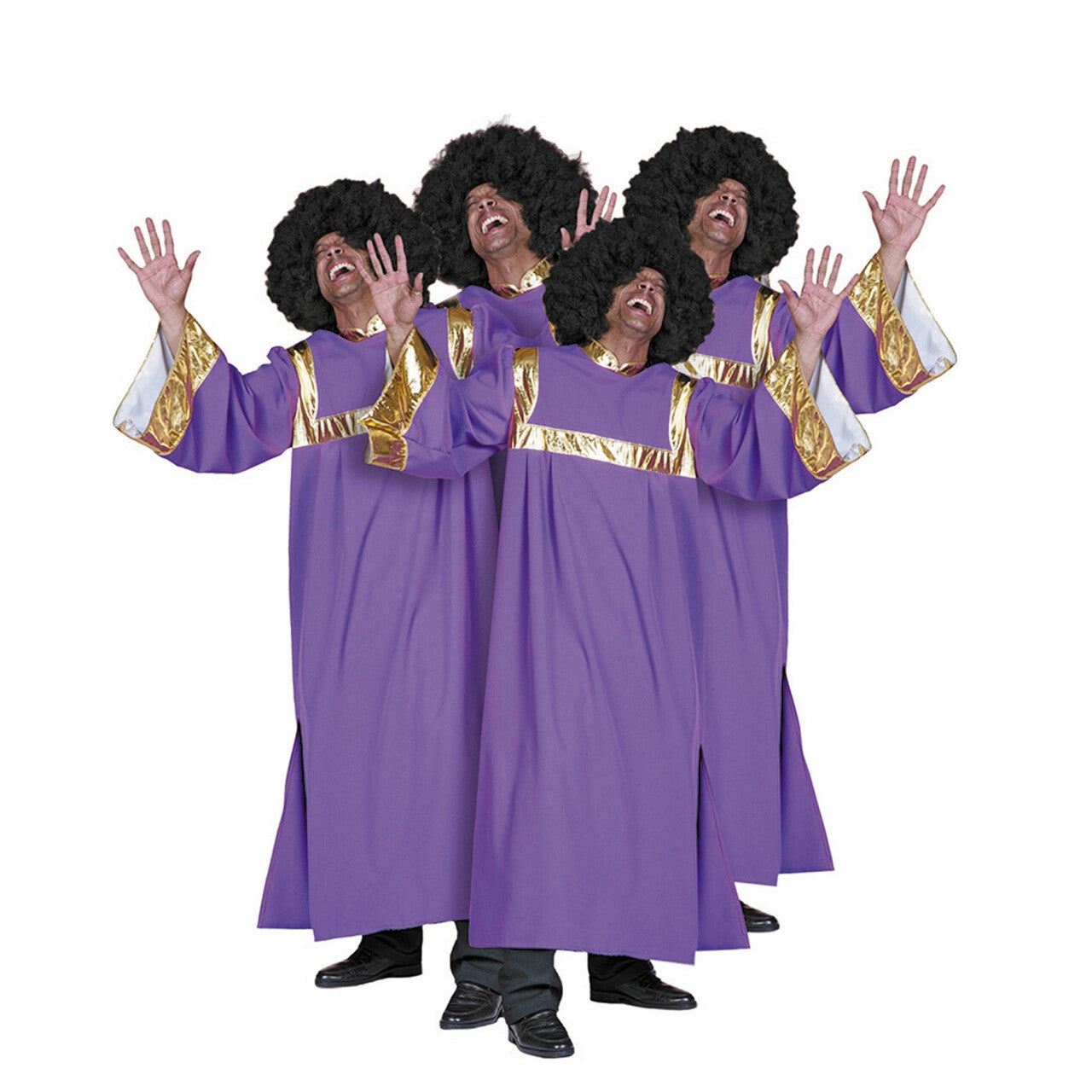 Op deze afbeelding zie je een Kostuums, van het merk Wilbers. Amerikaanse Gospel Singer Man Kostuum