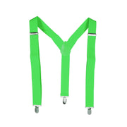 Op deze afbeelding zie je een Accessoires, van het merk Wilbers. Disco Neon Groene Bretels
