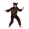 Onesie Dier Bruine Beer Man Kostuum