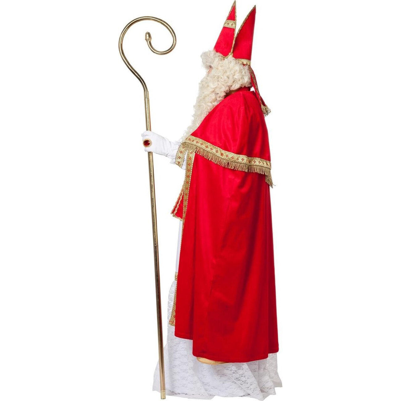 Op deze afbeelding zie je een Kostuums, van het merk Wilbers. Sinterklaas De Kindervriend Man Kostuum