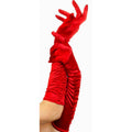 Verführerische Lange Rote Handschuhe