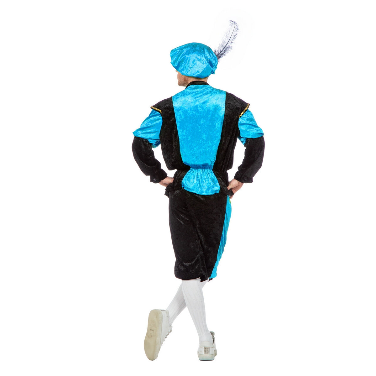 Op deze afbeelding zie je een Kostuums, van het merk Wilbers. Aqua Piet Pansamt Budget Unisex Kostuum