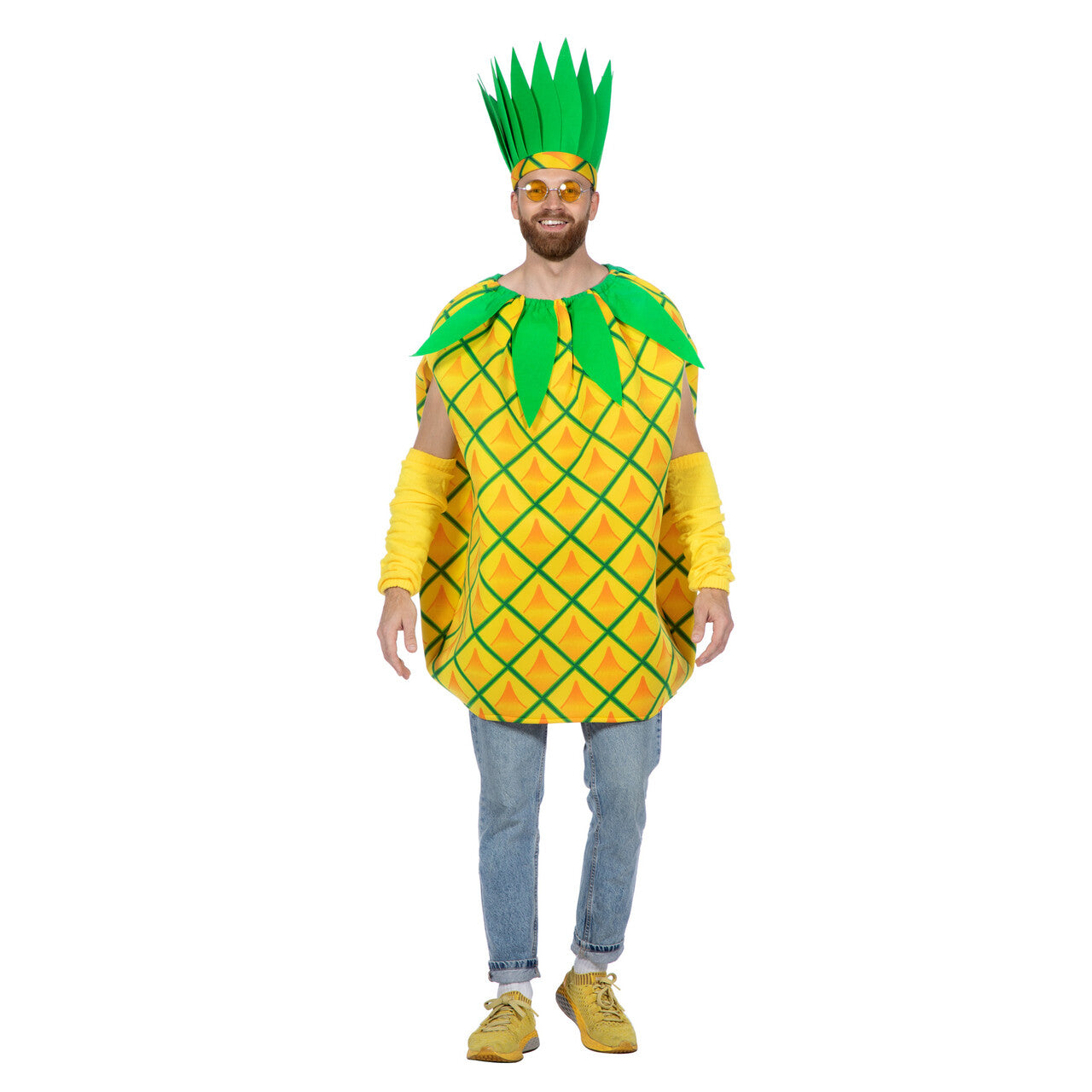 Op deze afbeelding zie je een Kostuums, van het merk Wilbers. Ananas All Night Tuniek Kostuum