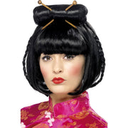 Op deze afbeelding zie je een Accessoires, van het merk Smiffy's. Oosterse Dame Pruik Vrouw