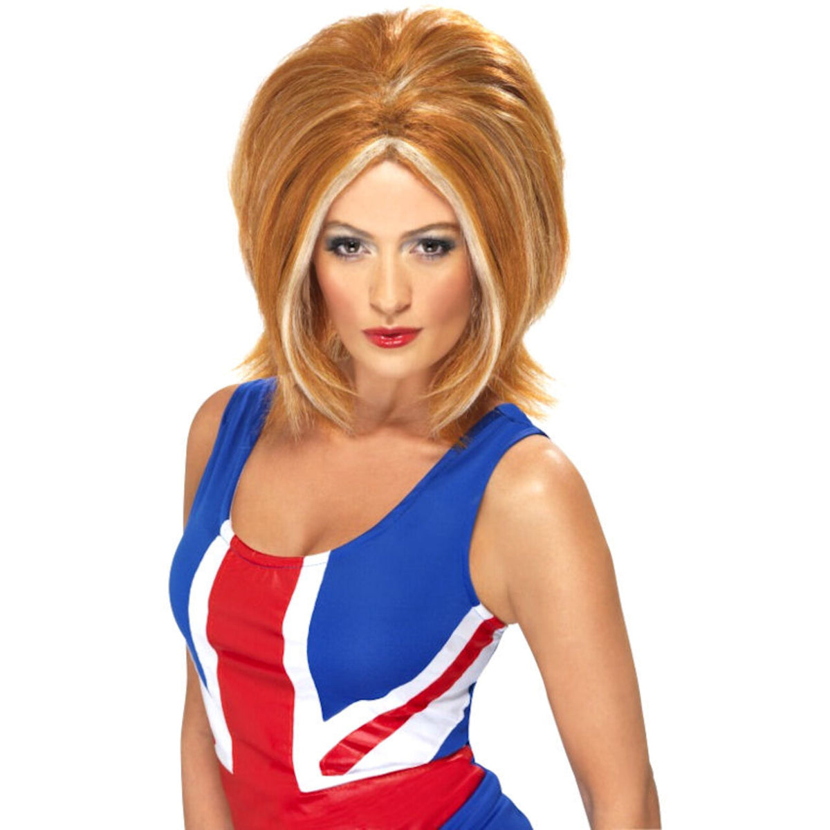 Op deze afbeelding zie je een Accessoires, van het merk Smiffy's. Ginger Power Pruik