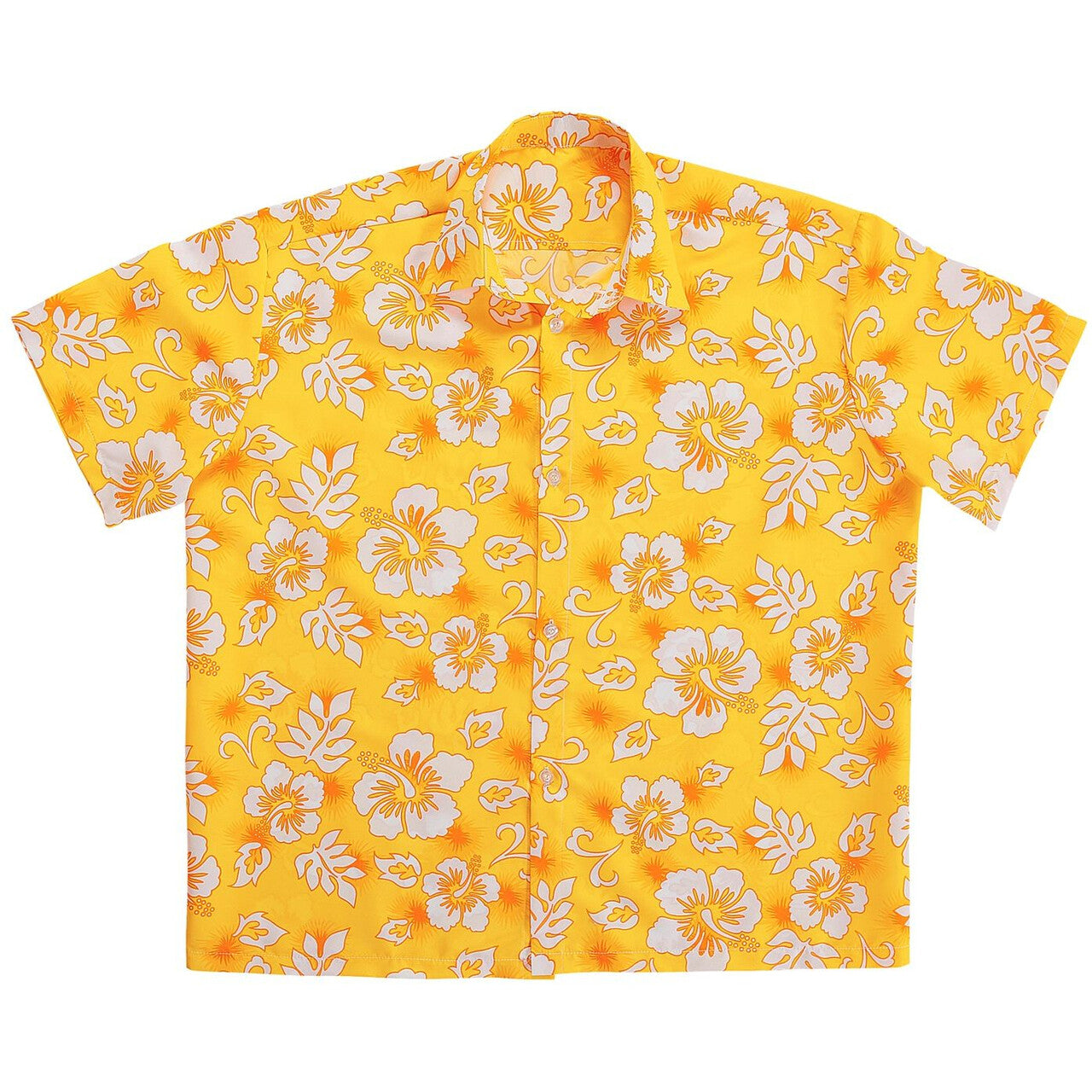 Op deze afbeelding zie je een Kostuums, van het merk Widmann. Hawaii Shirt Geel Man