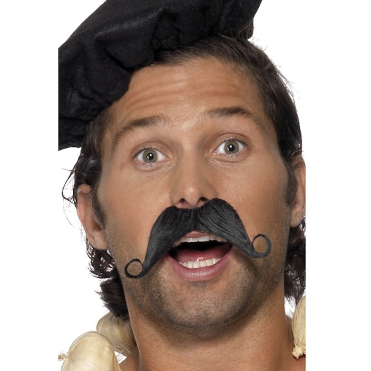 Op deze afbeelding zie je een Accessoires, van het merk Smiffy's. Franse Snor Man