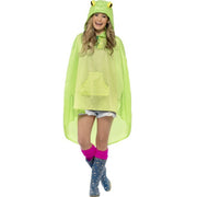Op deze afbeelding zie je een Kostuums, van het merk Smiffy's. Kikker Party Poncho Kostuum