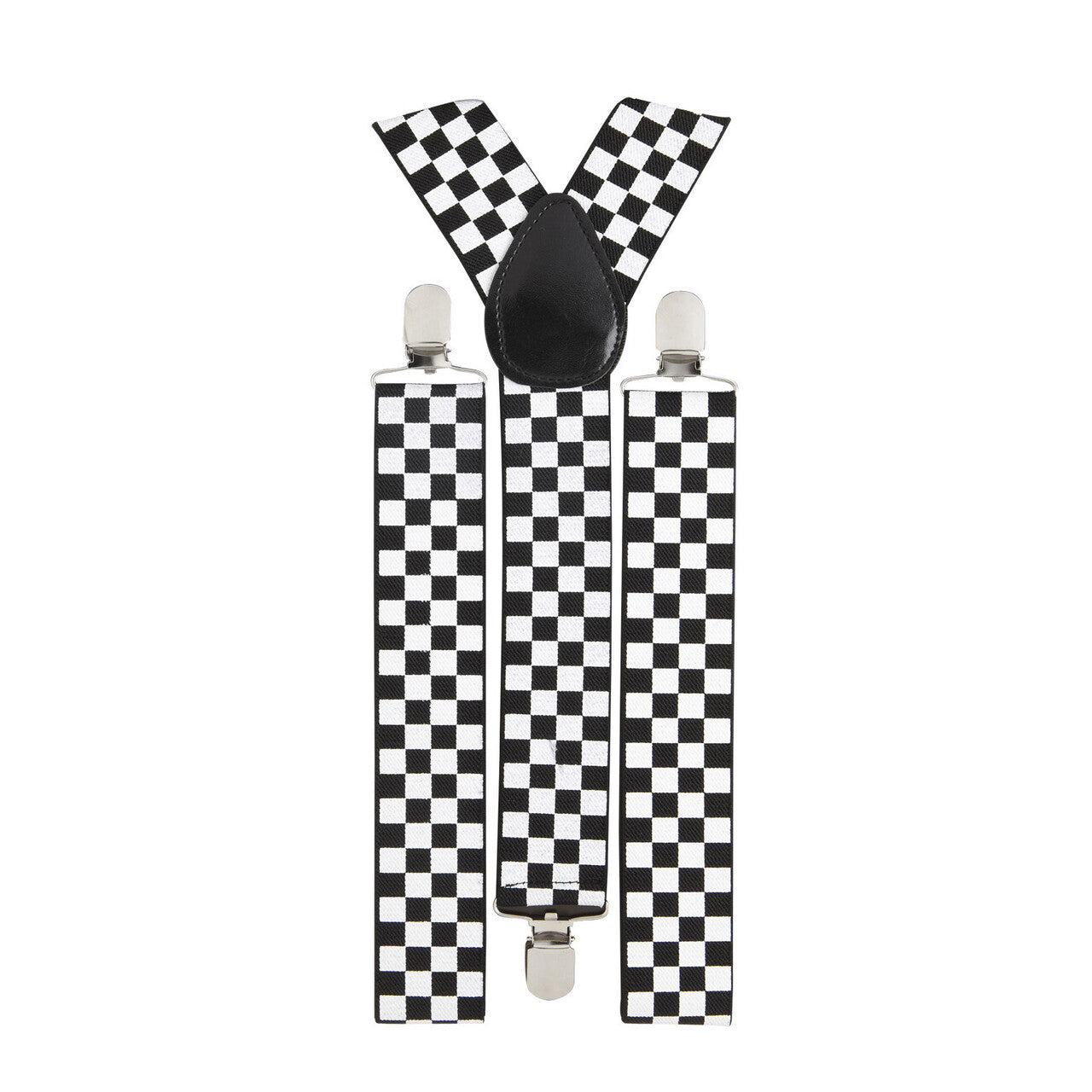 Op deze afbeelding zie je een Accessoires, van het merk Widmann. Bretels Zwart / Wit Geblokt