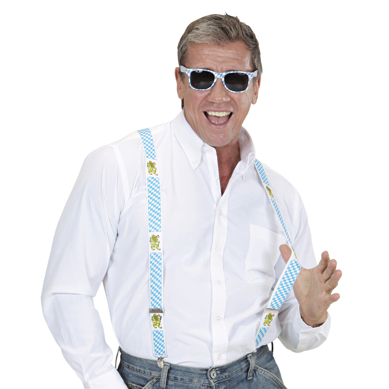 Op deze afbeelding zie je een Accessoires, van het merk Widmann. Bretels Beieren