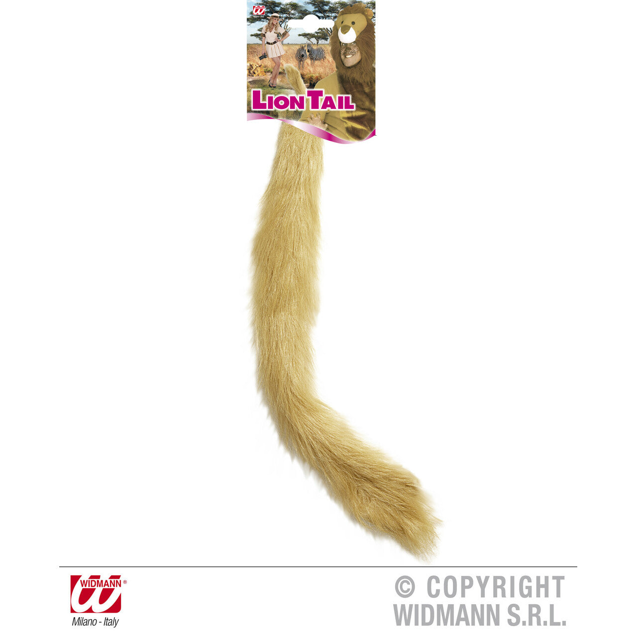 Op deze afbeelding zie je een Accessoires, van het merk Widmann. Staart Pluche Bruin