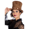 Chapeau Haut-De-Forme En Velours Marron