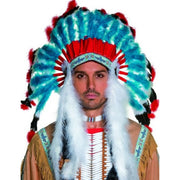Op deze afbeelding zie je een Accessoires, van het merk Smiffy's. Western Luxe Indianentooi Man