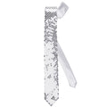 Cravate Paillettes Argent