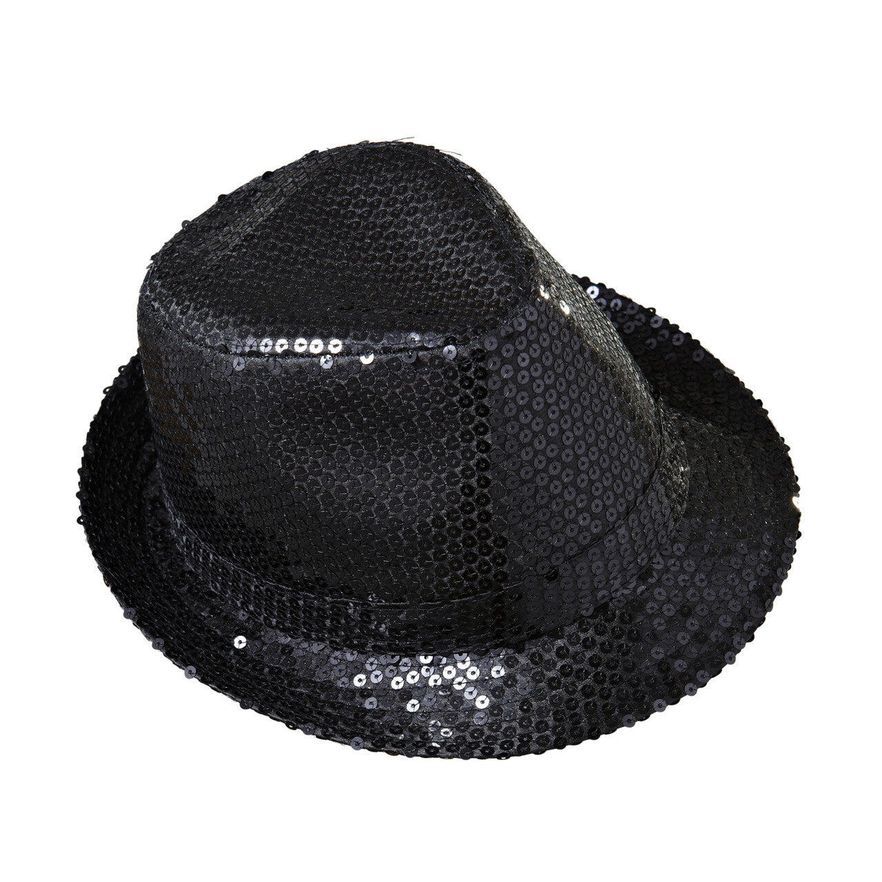 Op deze afbeelding zie je een Accessoires, van het merk Widmann. Disco Deukhoed Pailletten Zwart