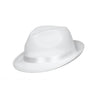 Chapeau Blanc Des Années 20 Parrain Mafieux