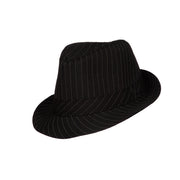 Op deze afbeelding zie je een Accessoires, van het merk Wilbers. Mister Maffia Gangsterhoed Gestreept