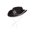 Sheriffhut Mit Stern Schwarz