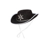 Sheriffhut Mit Stern Schwarz