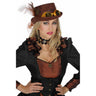 Haut-De-Forme Avec Lunettes Steampunk Time Travel Marron