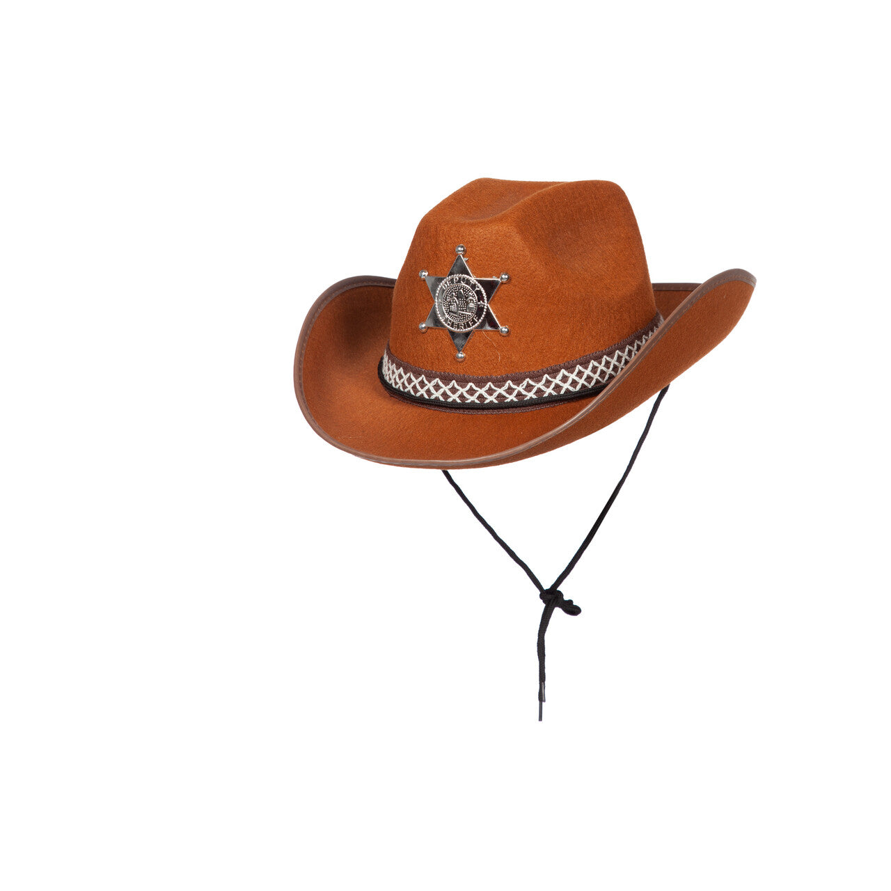 Op deze afbeelding zie je een Accessoires, van het merk Wilbers. Hoogste Sheriff Be Good Hoed Bruin