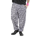 Pantalon Baggy Années 80 Zèbre