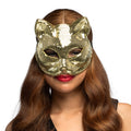 Halfmasker Disco Kat Goud Game Play