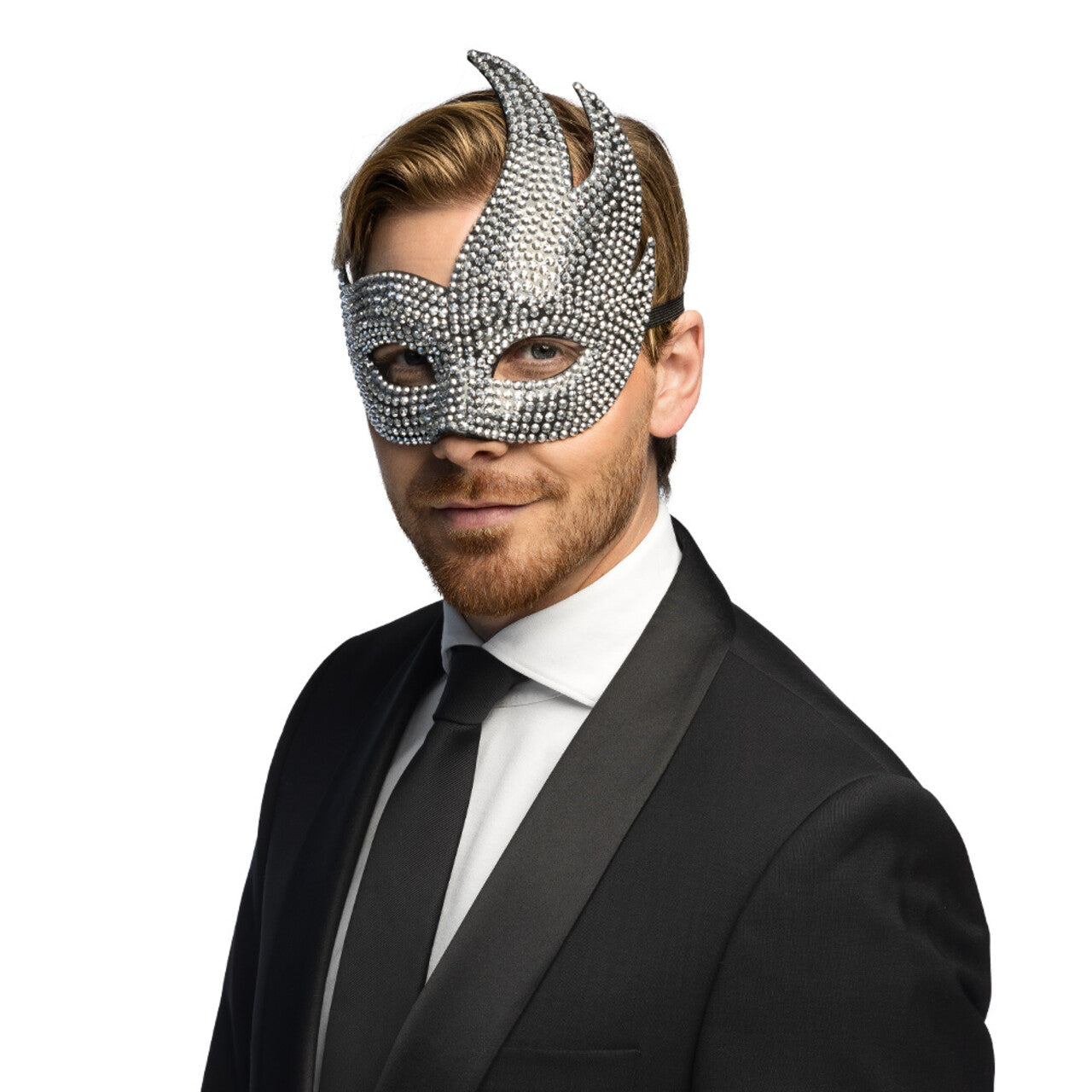 Op deze afbeelding zie je een Accessoires, van het merk Boland. Luxe Oogmasker Rhinestone Diva
