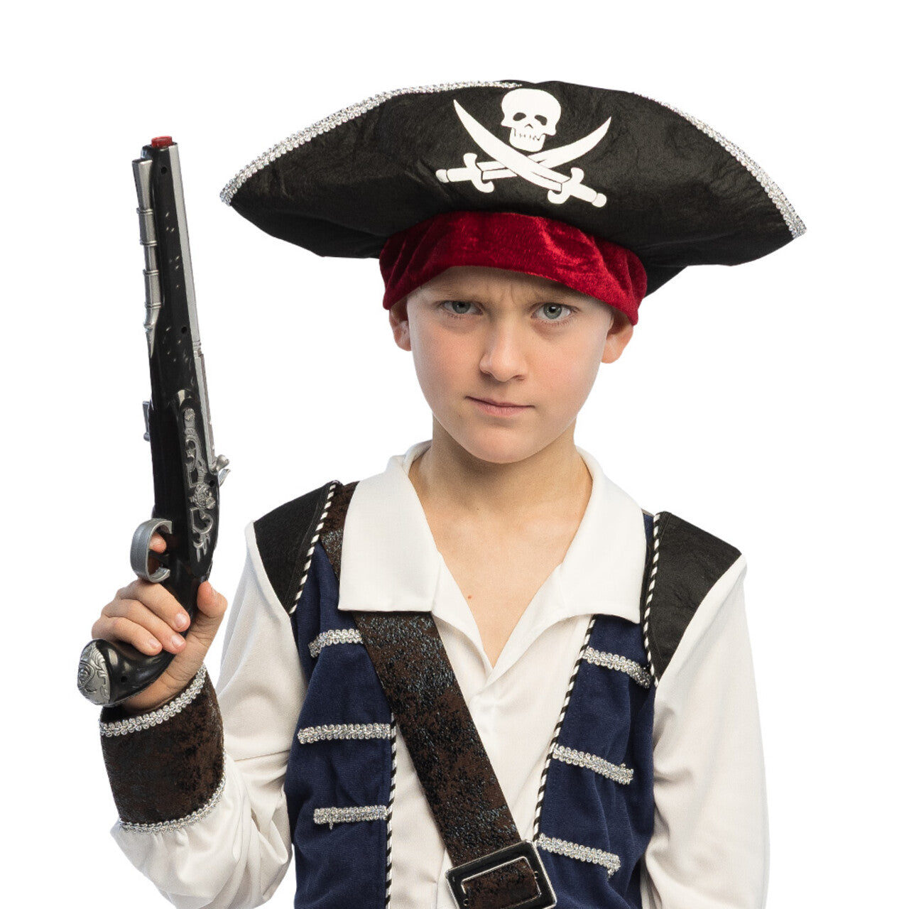 Op deze afbeelding zie je een Accessoires, van het merk Boland. Piratenpistool Blackfire