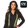 Bretels Stripes Neongeel Uv