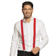Op deze afbeelding zie je een Accessoires, van het merk Boland. Bretels Basic Rood