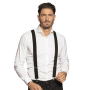 Op deze afbeelding zie je een Accessoires, van het merk Boland. Bretels Basic Zwart