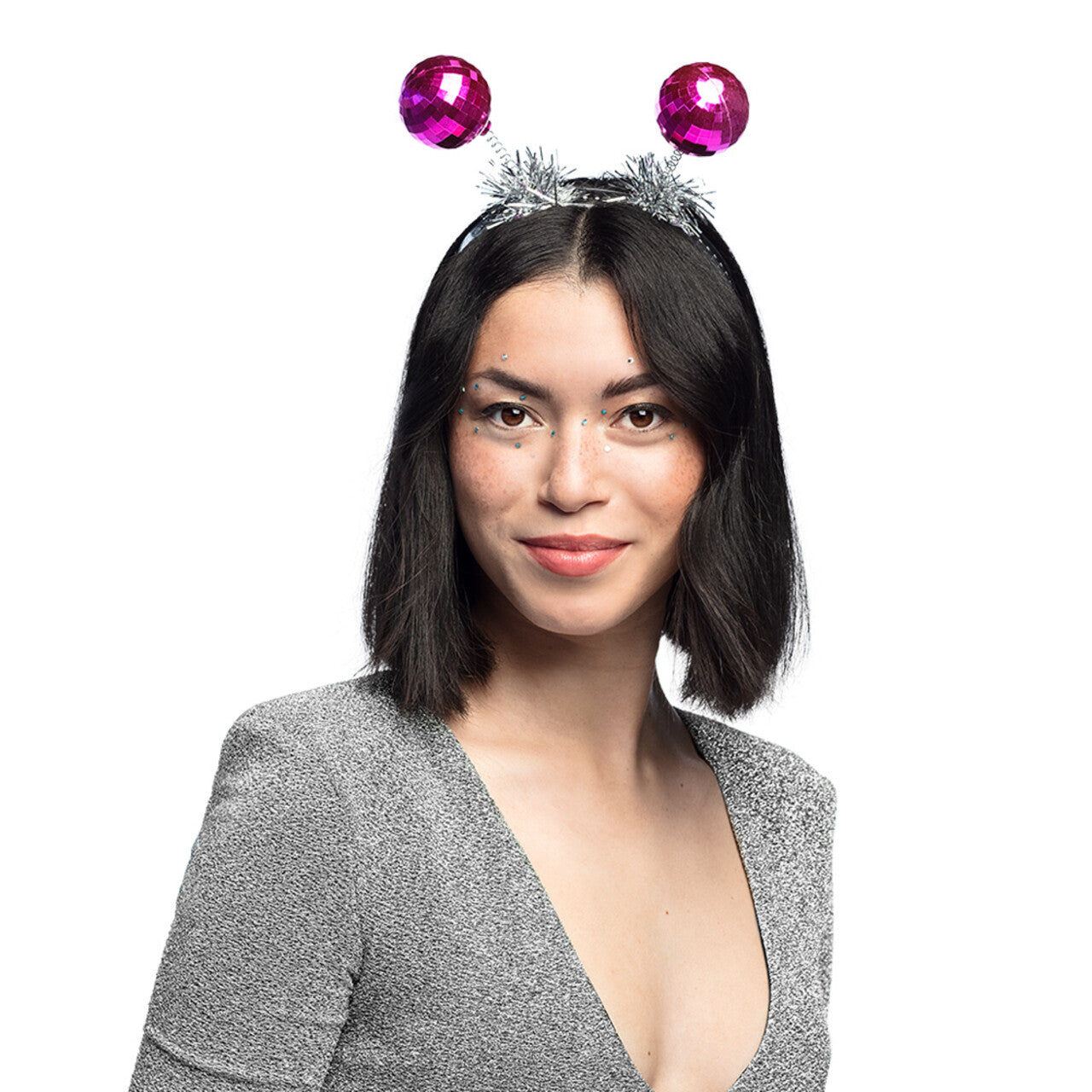 Op deze afbeelding zie je een Accessoires, van het merk Boland. Diadeem Discoballen 3 Kleuren Ass.