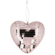 Op deze afbeelding zie je een Decoratie, van het merk Boland. Discobal Hart Roségoud (19 Cm)