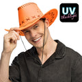 Glowboy Cowboyhoed Neonoranje Uv