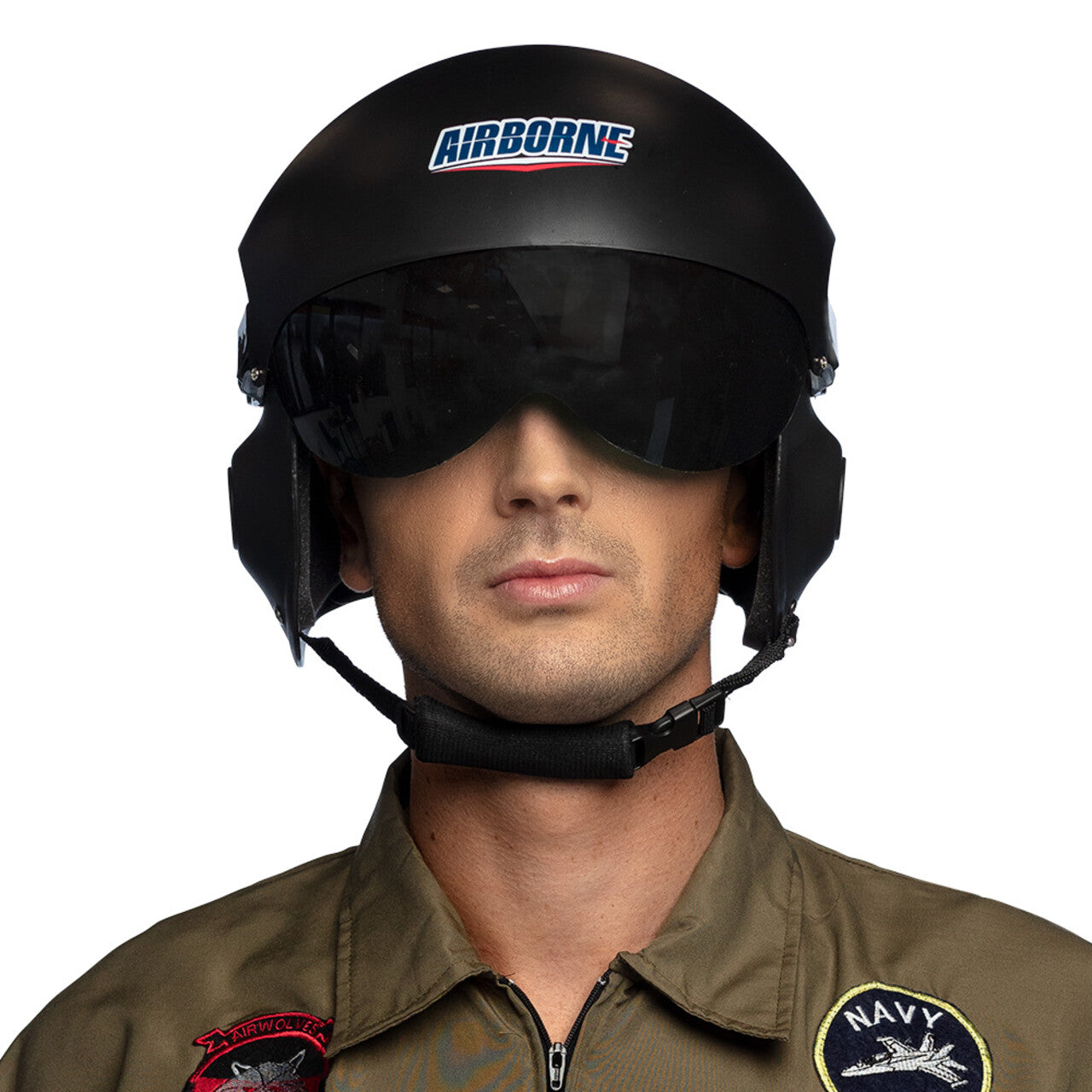 Op deze afbeelding zie je een Accessoires, van het merk Boland. Piloten Helm Tom Airborne