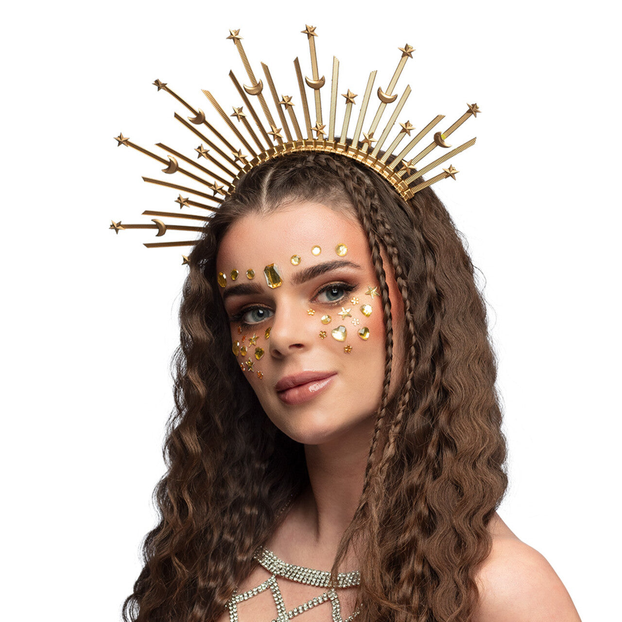 Op deze afbeelding zie je een Accessoires, van het merk Boland. Diadeem Halo Kroon Aurora