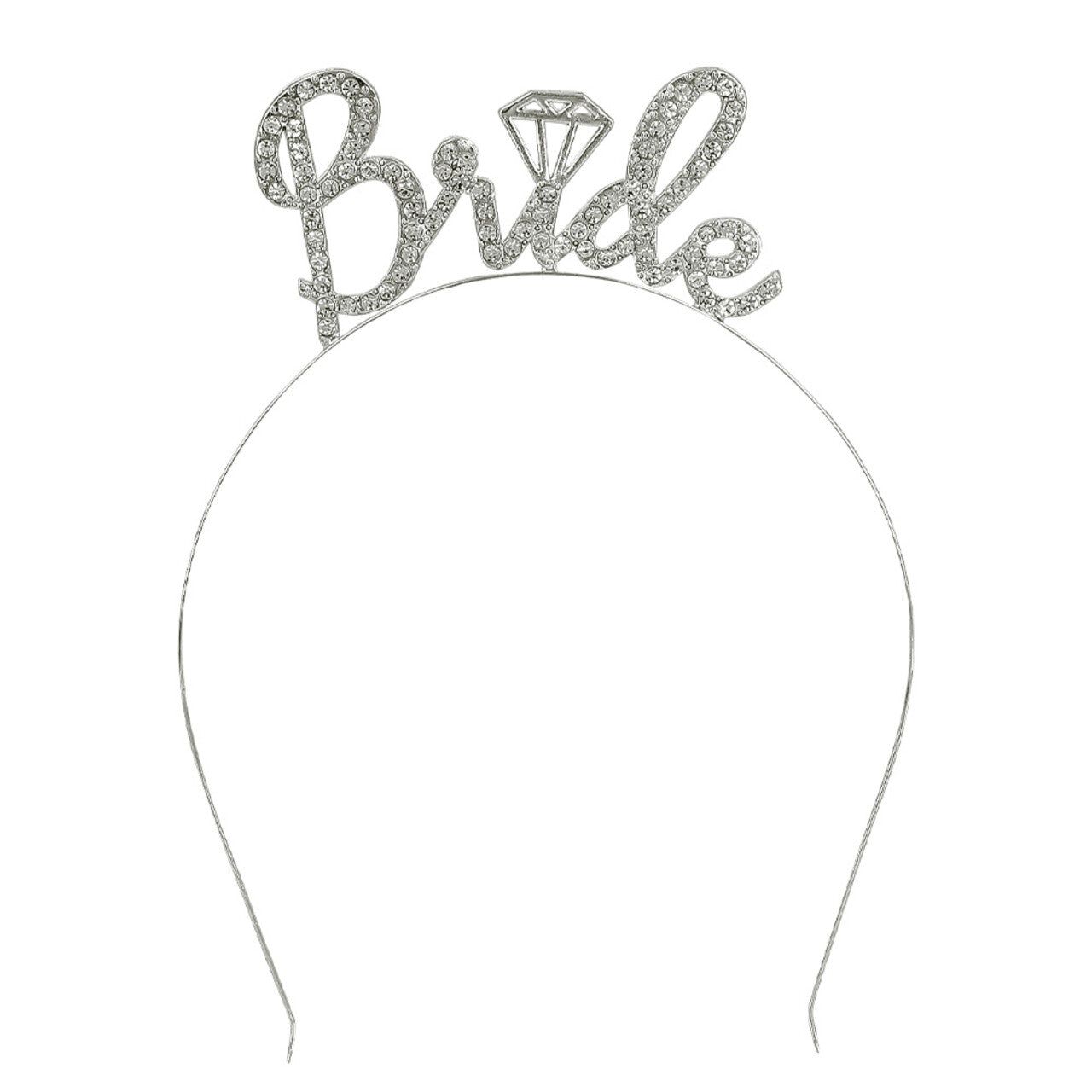 Op deze afbeelding zie je een Accessoires, van het merk Boland. Metalen Haarband Bride Diamant