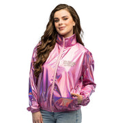 Op deze afbeelding zie je een Kostuums, van het merk Boland. Megacoole Metallic Roze Jasje Team Bride Vrouw