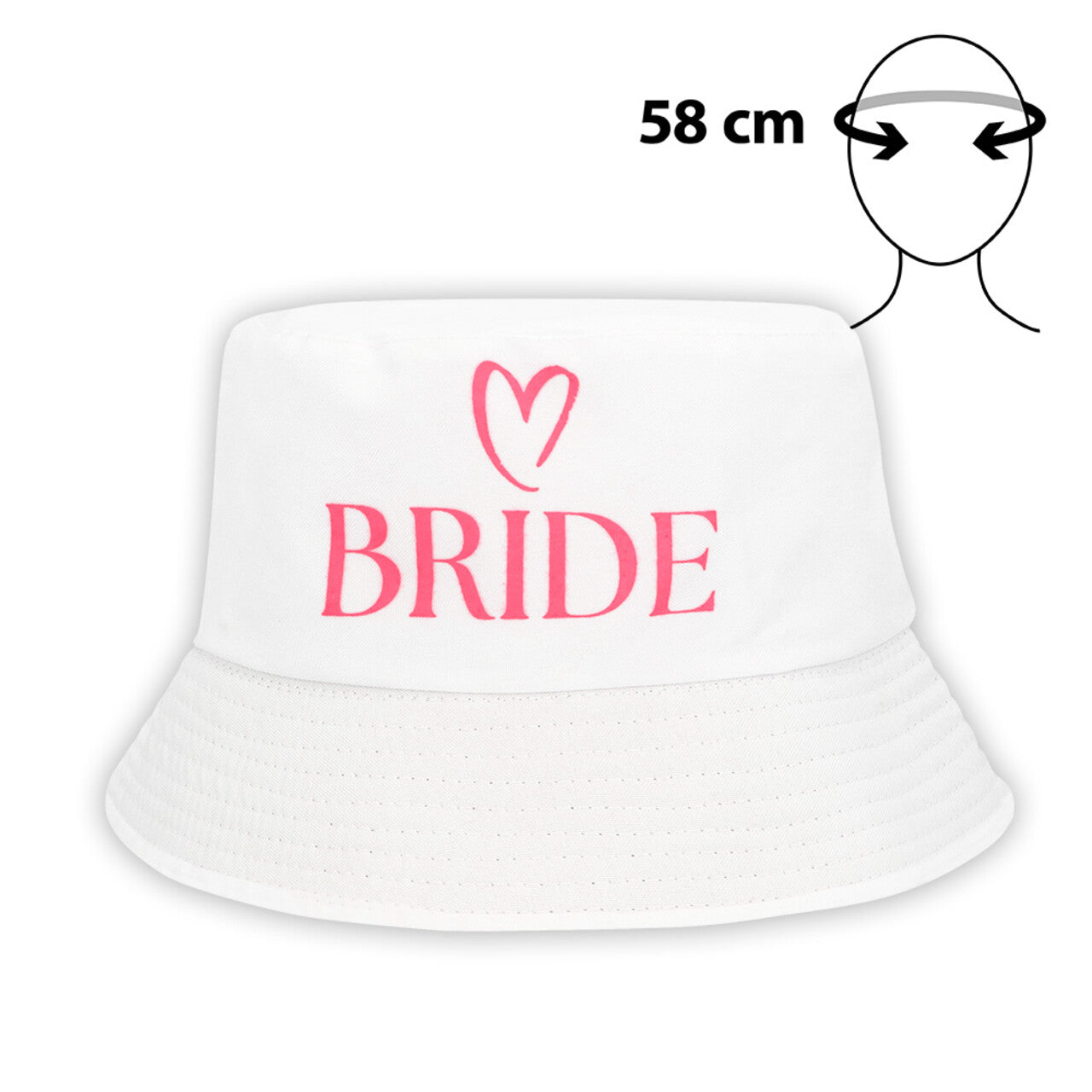 Op deze afbeelding zie je een Accessoires, van het merk Boland. Bucket Festival Hoed Bride