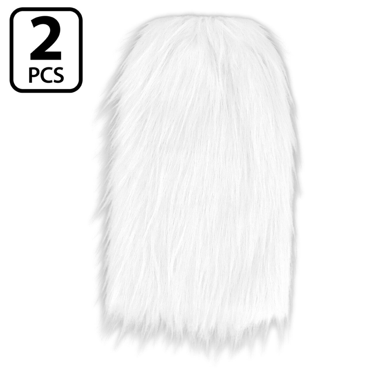 Op deze afbeelding zie je een Accessoires, van het merk Boland. Fluffy Rave Beenwarmers Wit
