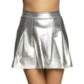 Mini Rok Metallic Zilver Vrouw