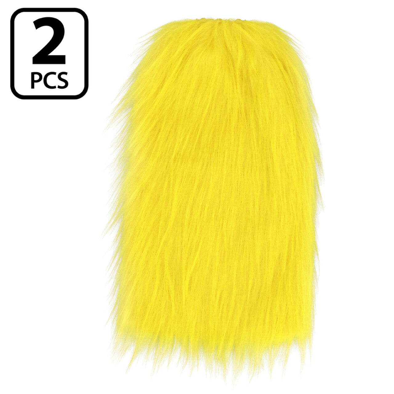 Op deze afbeelding zie je een Accessoires, van het merk Boland. Bontige Beenwarmers Neon Geel