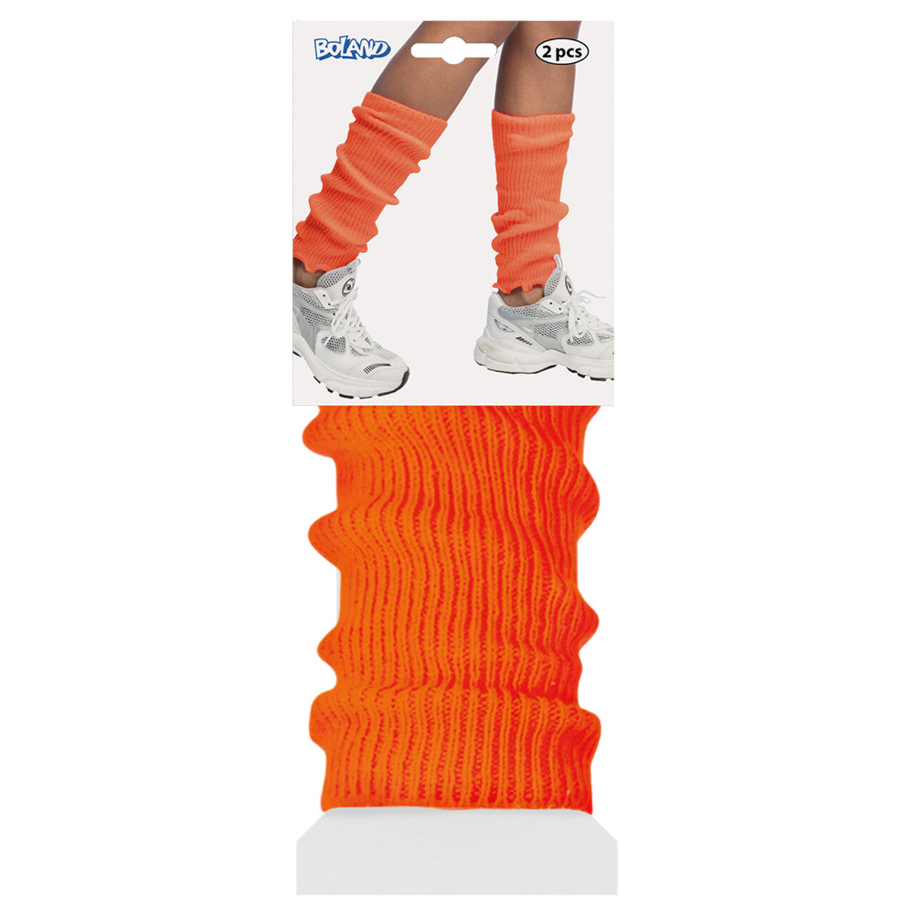 Op deze afbeelding zie je een Accessoires, van het merk Boland. Beenwarmers Basic Oranje