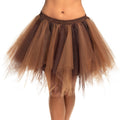 Steampunk Petticoat Bruin / Taupe 3 Laags Vrouw