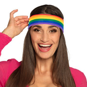 Op deze afbeelding zie je een Accessoires, van het merk Boland. Zweet Hoofdband Regenboog