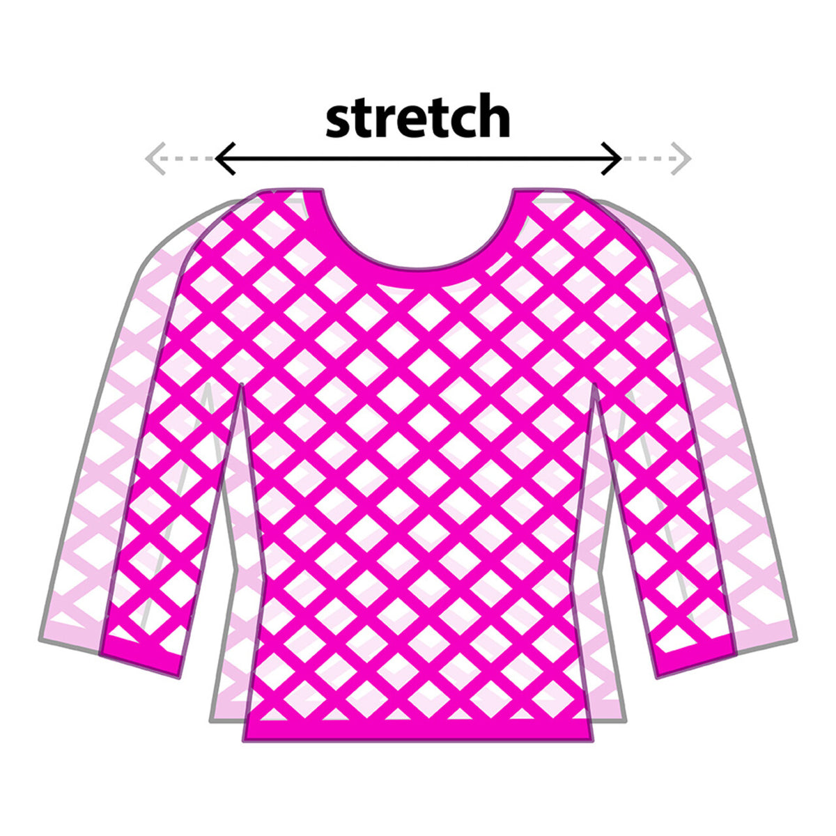 Op deze afbeelding zie je een Kostuums, van het merk Boland. 80s Visnet Shirt Temptation Neon Roze Vrouw