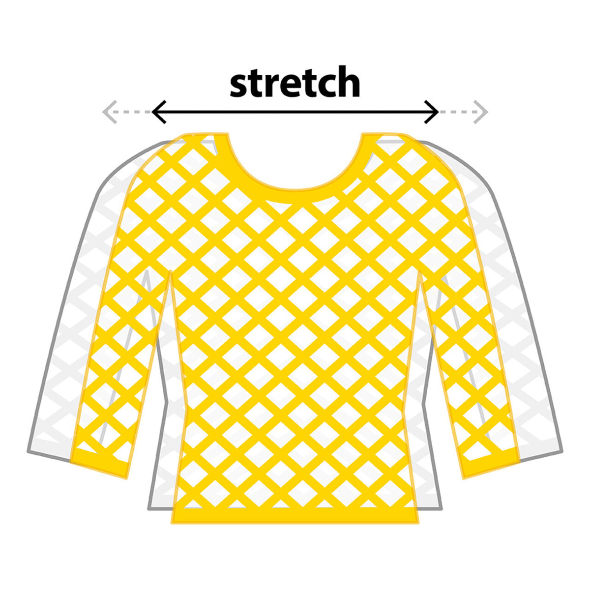 Op deze afbeelding zie je een Kostuums, van het merk Boland. 80s Visnet Shirt Temptation Neon Geel Vrouw