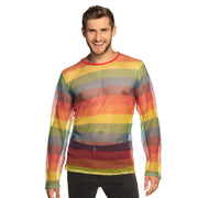 Op deze afbeelding zie je een Kostuums, van het merk Boland. Visnet Shirt Rainbow Pride Man