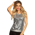 Pailletten Shirt Silvermania Vrouw